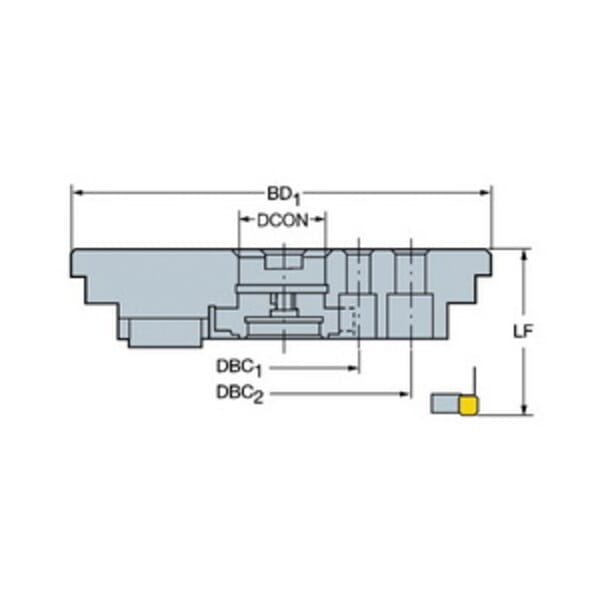 Sandvik Coromant 5757501 Backup Ring, For Use With 260-425M-1, 260-431M-1, 260-435M-1, A260-425M-1, 260-450M-1, A260-431M-1, 260-440M-1, A260-435M-1, A260-440M-1 and A260-450M-1 Auto Support Body