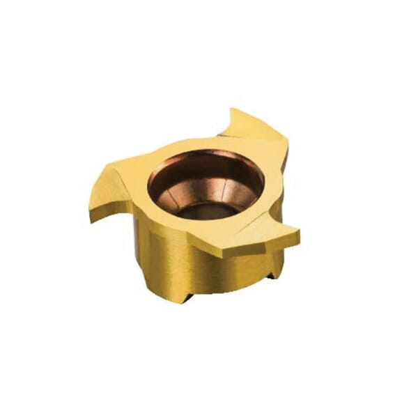 Sandvik Coromant 6010122 CoroMill 327 Milling Tip Insert, ANSI Code: 327R14-35 20002-GMM 1025, 327-GMM Milling Tip Style, Groove Milling Tip, Carbide, 0.008 in Corner Radius, Manufacturers Grade: 1025, 6 Flutes, Material Grade: K, M, P