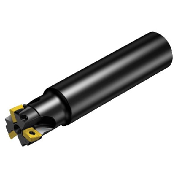 Sandvik Coromant 5722871 CoroMill 490 Shoulder Milling Cutter, ANSI Code: A490-025O25L-08L, 1 in Dia Cutting, Straight Shank, A490..Oxx Insert, Right Hand Cutting, 90 deg Lead Angle, 0.2165 in Max Depth of Cut
