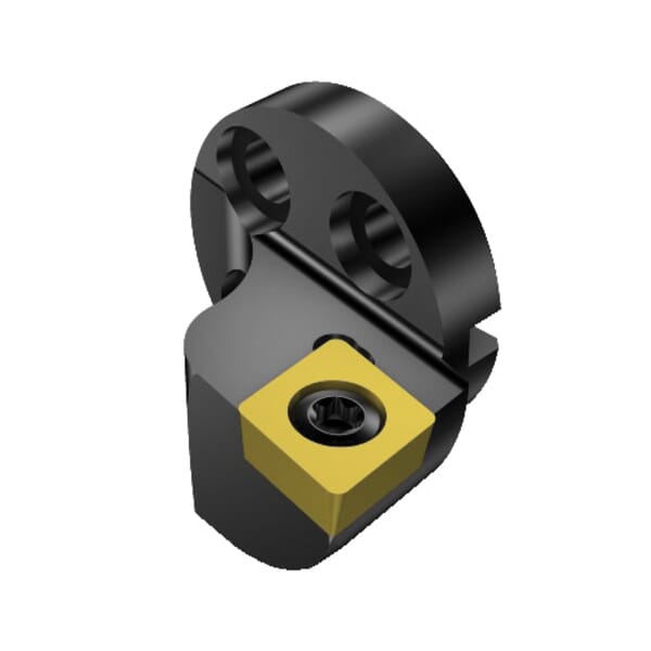 Sandvik Coromant 5962458 CoroTurn 107 Cutting Unit Head With Internal Coolant, 32 mm System, 32 mm L Head/Projection, Right Hand Cutting, Insert Compatibility: CCMT 09T308, 35.8 mm OAL, Internal