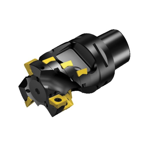 Sandvik Coromant 5723132 CoroMill 690 Shoulder Milling Cutter With Internal Coolant Channel, ANSI Code: A690-076C6-1473H, 3 in Dia Cutting, Coromant Capto Shank, A690..Cx Insert, Right Hand Cutting, 90 deg Lead Angle, 2.874 in Max Depth of Cut