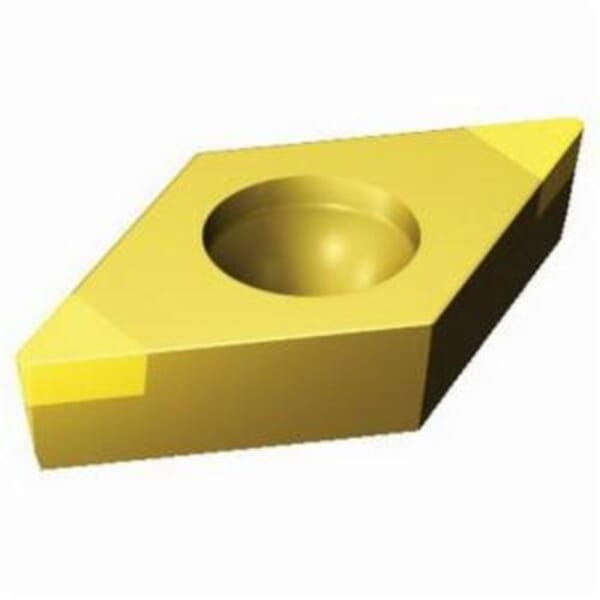 Sandvik Coromant 5965422 CoroTurn 107 Turning Insert, ANSI Code: DCGW2(1.5)1T0320F 7525, DCGW Insert, Material Grade: H, K, 2(1.5)1 Insert, Diamond Shape, 07 Seat, Positive Rake, Neutral Cutting, For Use On Hardened Steel and Cast Iron, Carbide