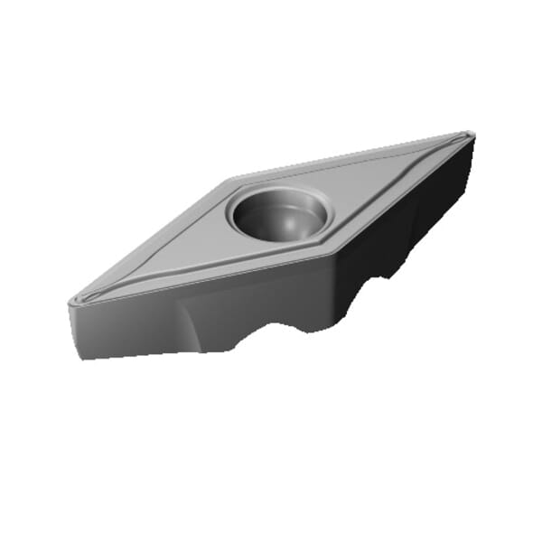 Sandvik Coromant 5755443 CoroTurn TR 1-Sided Basic Shape Turning Insert, ANSI Code: TR-VB1308-F H13A, TR-VB Insert, Material Grade: K, M, P, S, 1308 Insert, Rhombic Shape, 13 Seat, Positive Rake, Neutral Cutting, Carbide, Manufacturers Grade: H13A