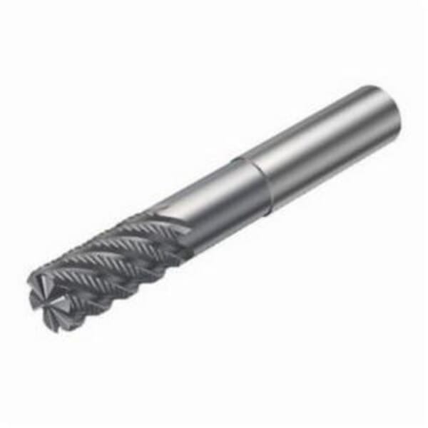 Sandvik Coromant 5847799 CoroMill Plura Square Shoulder End Mill, 0.984 in Dia Cutter, 1.771 in Length of Cut, 8 Flutes, 0.984 in Dia Shank, 4.763 in OAL, PVD Coated
