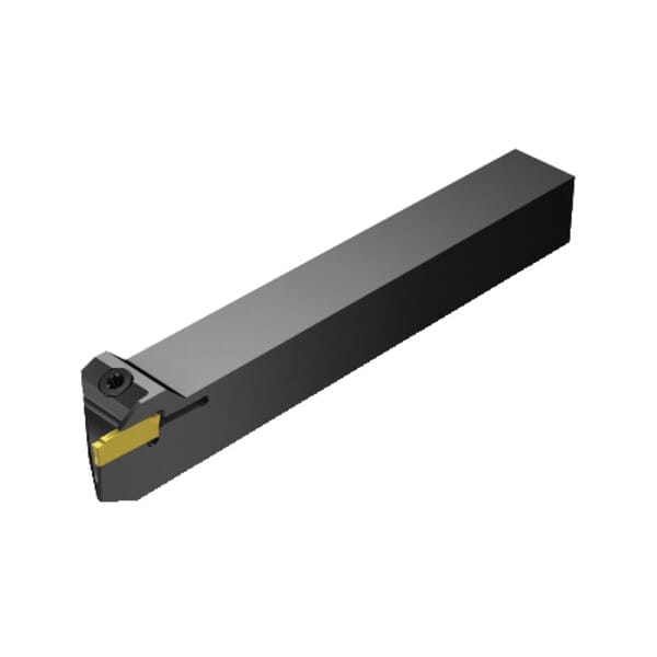Sandvik Coromant 5740993 CoroCut 1-2 Shank Tool, Insert Compatibility: N123D2-0150- CM, D Insert Seat, Right Hand Cutting, External, 1/2 in H x 1/2 in W Shank, R/LF123..B-S Toolholder