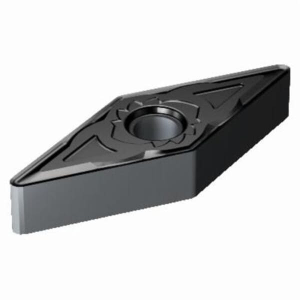 Sandvik Coromant 5915141 T-Max P 2-Sided Basic Shape Turning Insert, ANSI Code: VNMG 332-SM 1105, VNMG Insert, Material Grade: M, S, 332 Insert, Diamond Shape, 16 Seat, Negative Rake, Neutral Cutting, Carbide, Manufacturers Grade: 1105