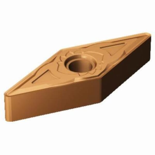 Sandvik Coromant 5915143 T-Max P 2-Sided Basic Shape Turning Insert, ANSI Code: VNMG 332-SM 1125, VNMG Insert, Material Grade: M, S, 332 Insert, Diamond Shape, 16 Seat, Negative Rake, Neutral Cutting, Carbide, Manufacturers Grade: 1125