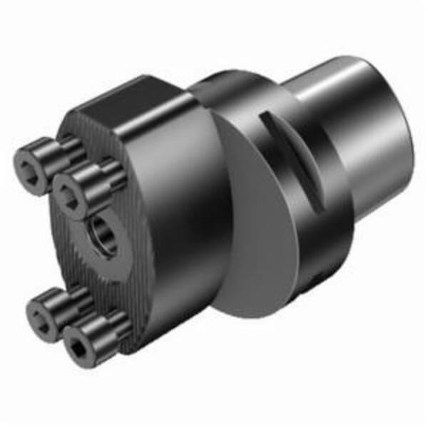 Sandvik Coromant 5957906 Left Hand Modular Adapter, 1.969 in Shank Connection, Coromant Capto x CoroTurn SL70 Shank, C5 Taper, C5 x SL70 Modular System, 1.9685 in Dia Hole, 1.969 in Projection