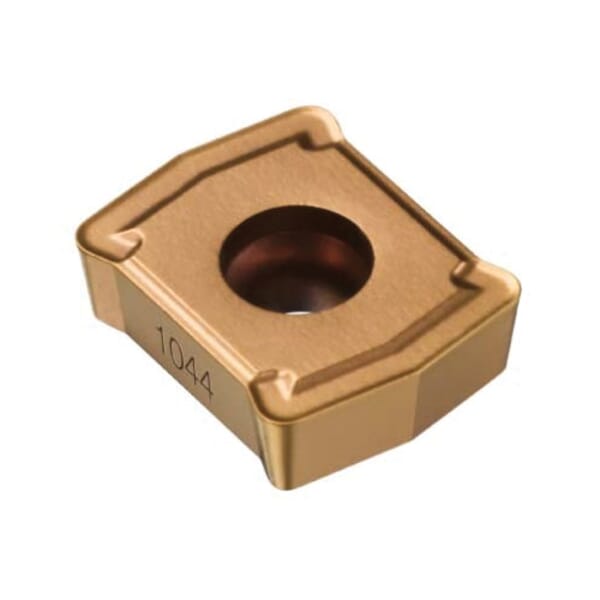 Sandvik Coromant 5962757 CoroDrill 881 Drilling Insert, ANSI Code: 881-04 03 08M-C-GM1 1144, Rectangle Shape, 040308 Insert, 881..C-GM1 Insert, 1/8 in THK, 1/4 in Inscribed Circle, For Use On Heat Resistant Materials, Stainless Steel and Super Alloys