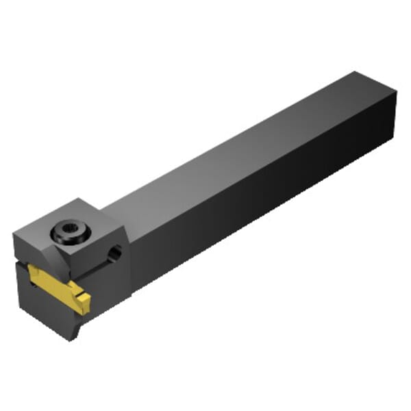 Sandvik Coromant 5963091 CoroCut 1-2 Shank Tool, Left Hand Cutting, Insert Compatibility: N123K2-0600-0004-TF, K Insert Seat, 0.787 in H x 0.787 in W Shank, 4.921 in OAL, LG123K08 Toolholder