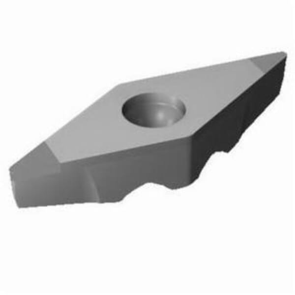 Sandvik Coromant 5983711 CoroTurn TR 1-Sided Basic Shape Turning Insert, ANSI Code: TR-VB1304S01020F 7025, TR-VB Insert, Material Grade: H, 1304 Insert, Rhombic Shape, 13 Seat, Positive Rake, Neutral Cutting, For Use On Hardened Steel, Carbide
