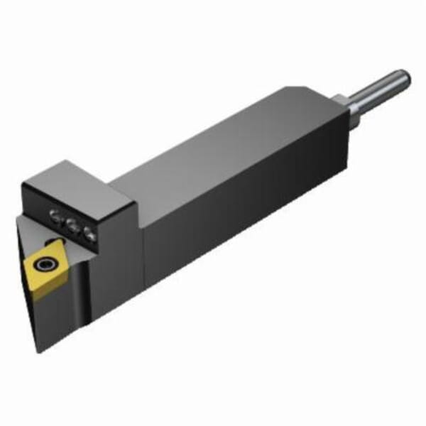 Sandvik Coromant 6010205 CoroTurn 107 Shank Tool, ANSI Code: QS-SDJCR103XHP, QS-SDJCR/L..HP Tool Holder, DCMT 11T308 (MIIDM) and DCMT 3(2.5)2 (MIIDN) Insert, Right Hand Cutting, 5/8 in H x 5/8 in W Rectangle Shank, -3 deg Lead Angle, 0 deg Rake