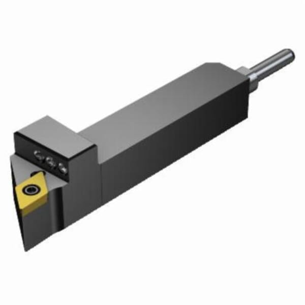 Sandvik Coromant 6010204 CoroTurn 107 Shank Tool, ANSI Code: QS-SDJCR1012E07HP, QS-SDJCR/L..HP Tool Holder, DCMT 070204 (MIIDM) and DCMT 2(1.5)1 (MIIDN) Insert, Right Hand Cutting, 0.3937 in H x 0.4724 in W Rectangle Shank, -3 deg Lead Angle, 0 deg Rake
