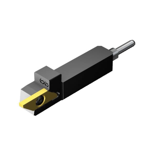 Sandvik Coromant 6010214 CoroCut XS QS Shank Tool With High Precision Coolant, Insert Compatibility: MACL 3 200-N, #3 Insert Seat, Left Hand Cutting, External, 16 mm H x 16 mm W Shank, QS-SMALR/L..HP Toolholder