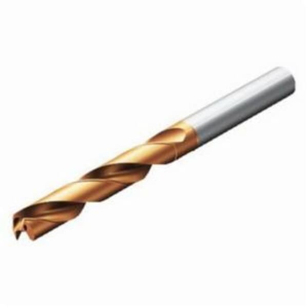 Sandvik Coromant 6040365 CoroDrill 860 High Performance High Penetration Jobber Length Drill Bit, 0.201 in Drill - Decimal Inch, 147 deg Point, Solid Carbide, PVD-TiAlN Coated
