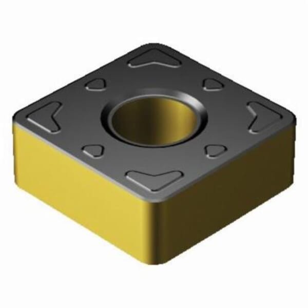 Sandvik Coromant 6042783 T-Max P Turning Insert, ANSI Code: SNMG 433-KRR 3205, SNMG Insert, Material Grade: K, 433 Insert, Squared Shape, 12 Seat, Negative Rake, Neutral Cutting, For Use On Cast Iron, Carbide, Manufacturers Grade: 3205