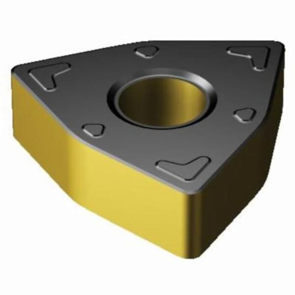 Sandvik Coromant 6042798 T-Max P Turning Insert, ANSI Code: WNMG 433-KRR 3210, WNMG Insert, Material Grade: K, 433 Insert, Trigon Shape, 08 Seat, Negative Rake, Neutral Cutting, For Use On Cast Iron, Carbide, Manufacturers Grade: 3210