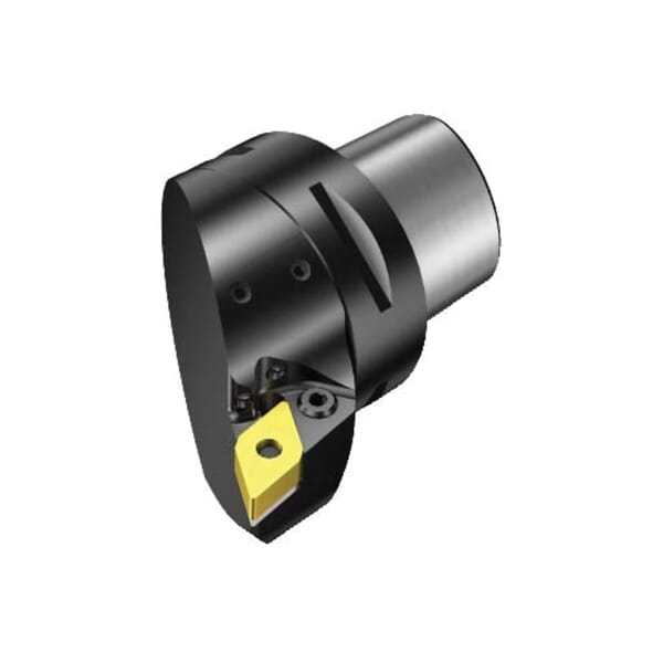 Sandvik Coromant 6066648 T-Max P Cutting Unit Head With Precision Coolant, C5 System, 60 mm L Head/Projection, Right Hand Cutting, Insert Compatibility: DNMG 110408, 90 mm OAL, External