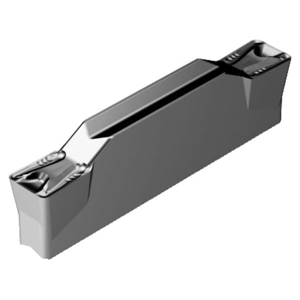 Sandvik Coromant 6075317 CoroCut 1-2 Turning Insert, ANSI Code: N123J2-0500-0008-TM 1105, N123x2-TM Insert, Material Grade: M, N, P, S, J2 Insert, J Seat, Neutral Cutting, For Use On Heat Resistant Materials, Non-Ferrous Metals, Steel and Stainless Steel