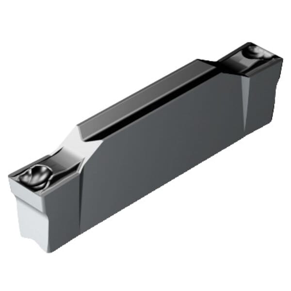 Sandvik Coromant 6075364 CoroCut 1-2 Low Feed Grooving Insert, ANSI Code: N123G2-0361-0003-GF 1105, N123 Insert, G2 Insert, Neutral Cutting, 0.142 in W Cutting, Manufacturers Grade: 1105, PVD-TiAlN2 Coated, Material Grade: M, N, P, S