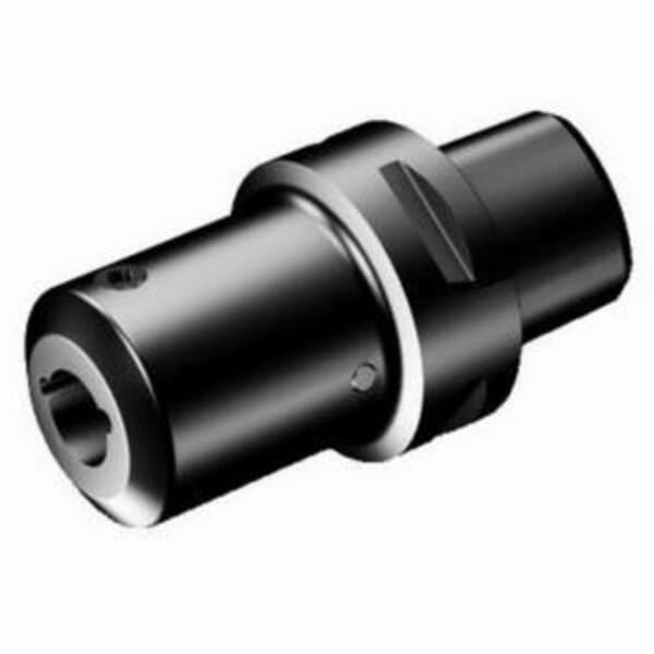 Sandvik Coromant 6145460 Coromant Capto to CoroTurn XS Neutral Adapter, 1.9685 in Machine Side, 0.2755 in Workpiece Side Shank, 0.9842 in Body Dia Workpiece Side