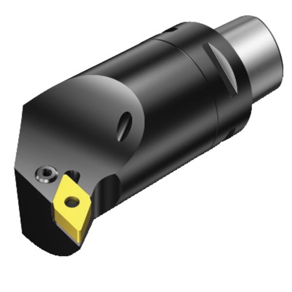 Sandvik Coromant 6188393 T-Max P Cutting Unit Head With Internal Coolant, C5 System, 140 mm L Head/Projection, Right Hand Cutting, Insert Compatibility: DNMG 150608, 170 mm OAL, Internal