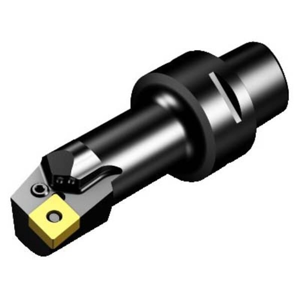 Sandvik Coromant 6188715 T-Max P Cutting Unit Head With Precision Coolant, C6 System, 110 mm L Head/Projection, Right Hand Cutting, Insert Compatibility: CNMG 120408, 148 mm OAL, Internal
