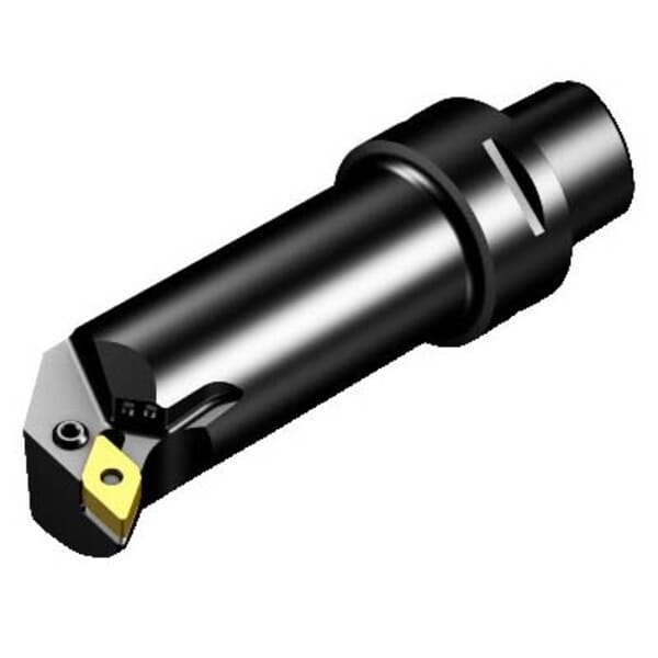 Sandvik Coromant 6188722 T-Max P Cutting Unit Head With Precision Coolant, C6 System, 100 mm L Head/Projection, Right Hand Cutting, Insert Compatibility: DNMG 110408, 138 mm OAL, Internal