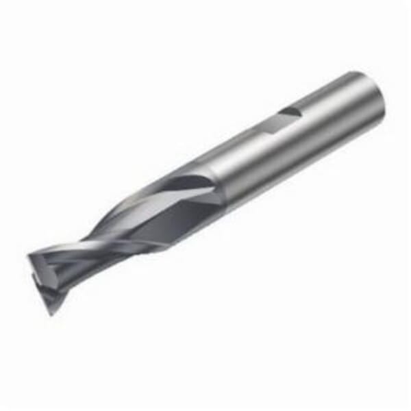 Sandvik Coromant 6259779 CoroMill Plura Square Shoulder End Mill, 0.157 in Dia Cutter, 0.57 in Length of Cut, 2 Flutes, 0.236 in Dia Shank, 2.244 in OAL, PVD Coated