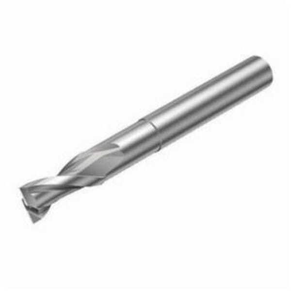 Sandvik Coromant 6259988 CoroMill Plura Square Shoulder End Mill, 0.236 in Dia Cutter, 0.393 in Length of Cut, 2 Flutes, 0.236 in Dia Shank, 2.559 in OAL, Uncoated