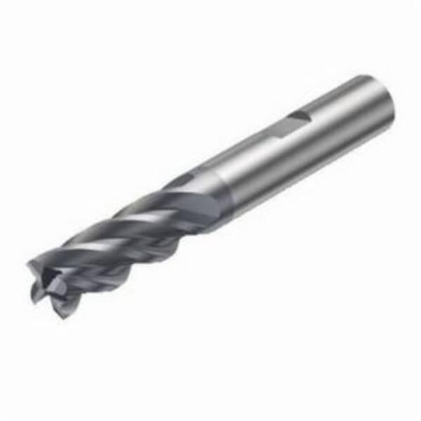 Sandvik Coromant 6260121 CoroMill Plura Square Shoulder End Mill, 0.236 in Dia Cutter, 0.511 in Length of Cut, 4 Flutes, 0.236 in Dia Shank, 2.244 in OAL, PVD Coated
