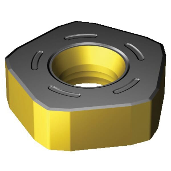 Sandvik Coromant 6428131 CoroMill 357 Milling Insert, ANSI Code: 357N-2408M-KH 3330, 357N..M-KH Insert, 2408 Insert, Carbide, Manufacturers Grade: 3330, Pentagon Shape, Material Grade: K