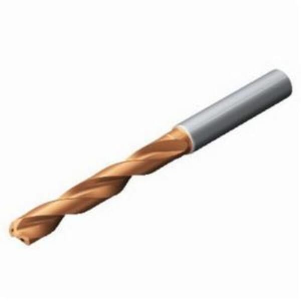 Sandvik Coromant 6422925 CoroDrill 860 High Performance High Penetration Jobber Length Drill Bit, 0.512 in Drill - Decimal Inch, 140 deg Point, Solid Carbide, PVD-TiAlN Coated