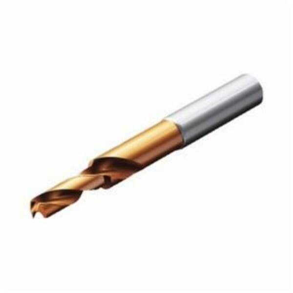 Sandvik Coromant 6040725 CoroDrill 860 Step and Chamfer Drill, 0.3425 in Dia Min Hole, 0.4606 in Dia Max Hole, 2 Steps, Solid Carbide, 2 Hole Sizes, 0.4724 x 1.7716 in Shank