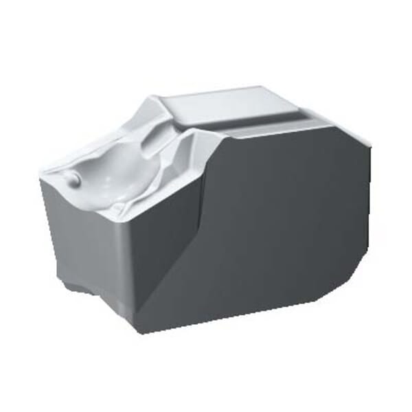 Sandvik Coromant 6427398 CoroCut QD 1-Sided Turning Insert, ANSI Code: QD-NG-0300-0003-TF H13A, QD-N Insert, Material Grade: K, M, N, S, 0300 Insert, Irregular Shape, G Seat, Positive Rake, Neutral Cutting, Carbide, Manufacturers Grade: H13A