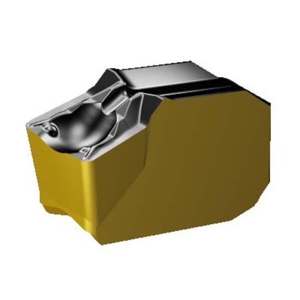 Sandvik Coromant 6427517 CoroCut QD 1-Sided Turning Insert, ANSI Code: QD-NL-0800-0008-TF 4325, QD-N Insert, Material Grade: K, P, 0800 Insert, Irregular Shape, L Seat, Positive Rake, Neutral Cutting, For Use On Cast Iron and Steel, Carbide