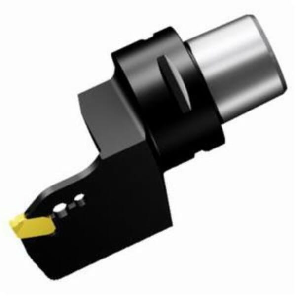 Sandvik Coromant 6427541 CoroCut QD Modular Grooving Cutting Unit Head With Through Coolant, C4 System, Right Hand Cutting, C4-QD-RF Modular Head, QD-NH Insert, Insert Compatibility: QD-NH-0400-0002-CM