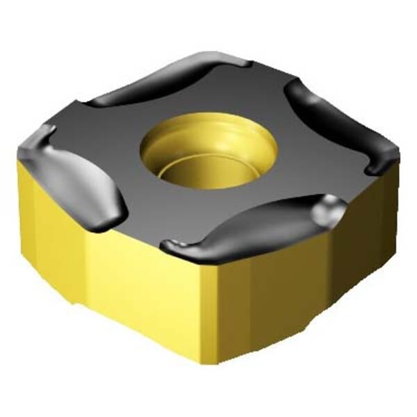 Sandvik Coromant 6428123 CoroMill 365 Milling Insert, ANSI Code: R365-1505ZNE-KM 3330, R/L365..E-KM Insert, 1505 Insert, Carbide, Manufacturers Grade: 3330, Rectangle Shape, Material Grade: K