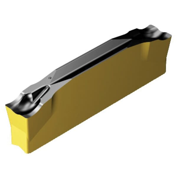 Sandvik Coromant 6532081 CoroCut 1-2 Parting Insert, ANSI Code: N123G2-0300-0002-CM 4325, G N123x2 Insert, Material Grade: K, 0.118 in W Cutting, 0 deg Lead Angle, Neutral Lead Angle Direction, 7 deg Relief Angle, Carbide, Manufacturers Grade: 4325