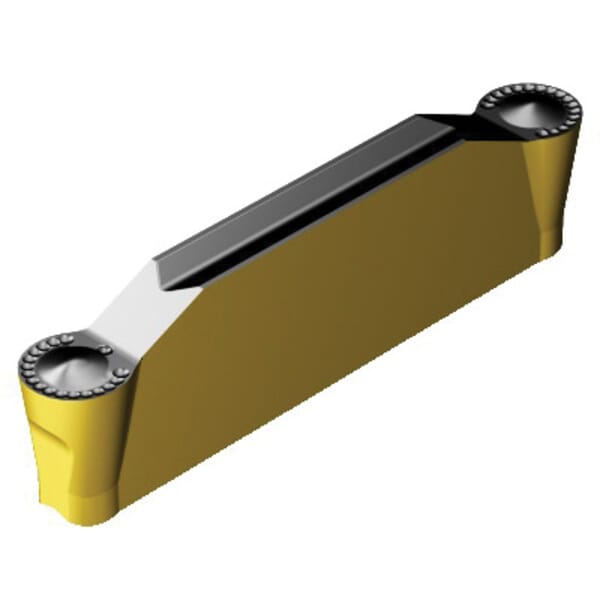 Sandvik Coromant 6532116 CoroCut 1-2 Profiling Insert, ANSI Code: N123J2-0600-RM 4325, N123x2-RM Insert, J2 Insert, Material Grade: K, P, 0.1102 in Max Depth of Cut, Manufacturers Grade: 4325