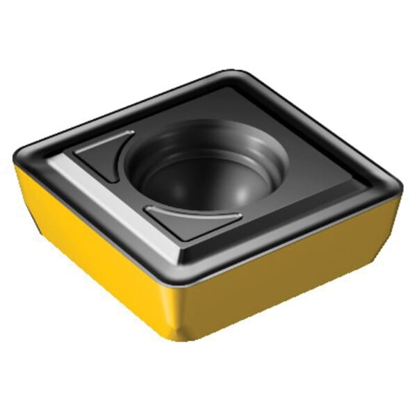 Sandvik Coromant 6633718 CoroDrill 880 Drilling Insert, ANSI Code: 880-06 04 W06H-P-GM 4334, Squared Shape, Material Grade: H, K, M, P, 0604W06 Insert, 880..P-GM Insert, 0.1377 in THK, 0.4192 in Inscribed Circle, Medium Feed, Asymmetrical Point