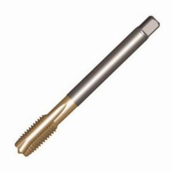 Sandvik Coromant 6635012 T200-XM100DB-MF CoroTap 200 Spiral Point Tap, Right Hand Cutting, M24x2 Thread, Tapered Chamfer, 4 Flutes, PVD Fe Coated, HSS-E