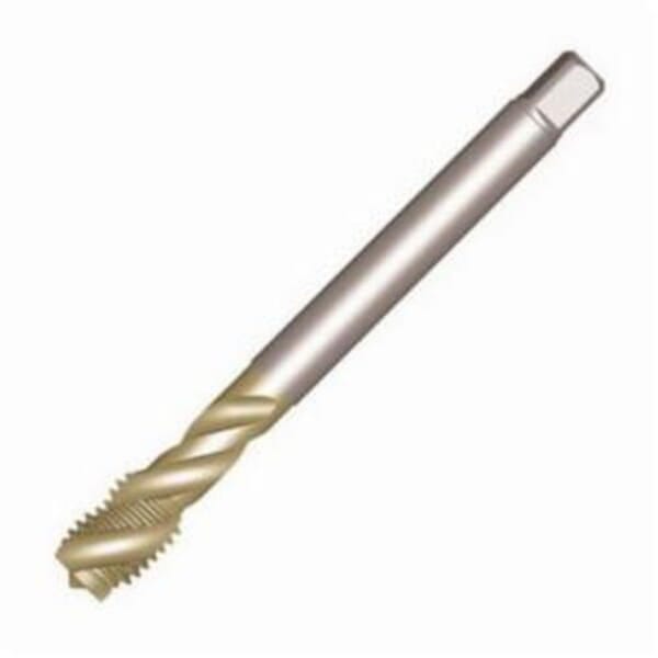 Sandvik Coromant 6539485 CoroTap 300 T300-XM100DB Spiral Flute Tap, Right Hand Cutting, M12x1.25 Thread, Bottoming Chamfer, Right Hand Flute Direction, 3 Flutes, PVD Coated, HSS-PM