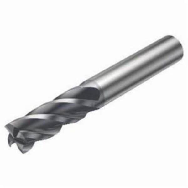 Sandvik Coromant 6732487 CoroMill Plura Square Shoulder End Mill, 0.157 in Dia Cutter, 0.354 in Length of Cut, 4 Flutes, 0.236 in Dia Shank, 2.244 in OAL, PVD Coated