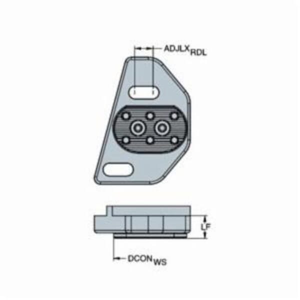 Sandvik Coromant 6764267 Slide, Right Hand Cutting, Boring Head Compatibility: CoroBore 820 XL, SZ 17 Cartridge