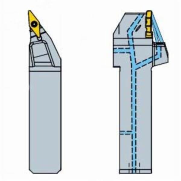 Sandvik Coromant 6766791 CoroTurn TR QS Turning Shank Tool, ANSI Code: QS-TR-V13JBL 16HP, TR-VB1308 Insert, Left Hand Cutting, 1 in H x 1 in W Rectangle Shank, -3 deg Lead Angle, 0 deg Rake, 5.0393 in OAL