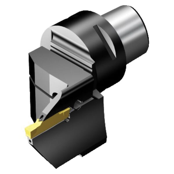 Sandvik Coromant 6798999 CoroCut 1-2 Modular Grooving Cutting Unit Head With Through Coolant, C6 System, Right Hand Cutting, C6-RF123 Modular Head, N123H2 Insert, Insert Compatibility: N123H2-0400-0004-TF