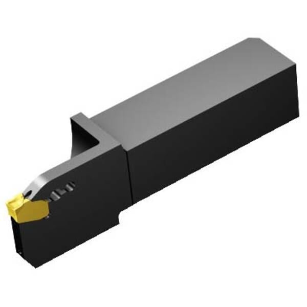 Sandvik Coromant 6427656 CoroCut QD QS Shank Tool With Internal Coolant, Insert Compatibility: QD-NG-0300-0002-CM, G Insert Seat, Left Hand Cutting, External, 1 in H x 1 in W Shank, QS-QD-R/LF..C..D Toolholder