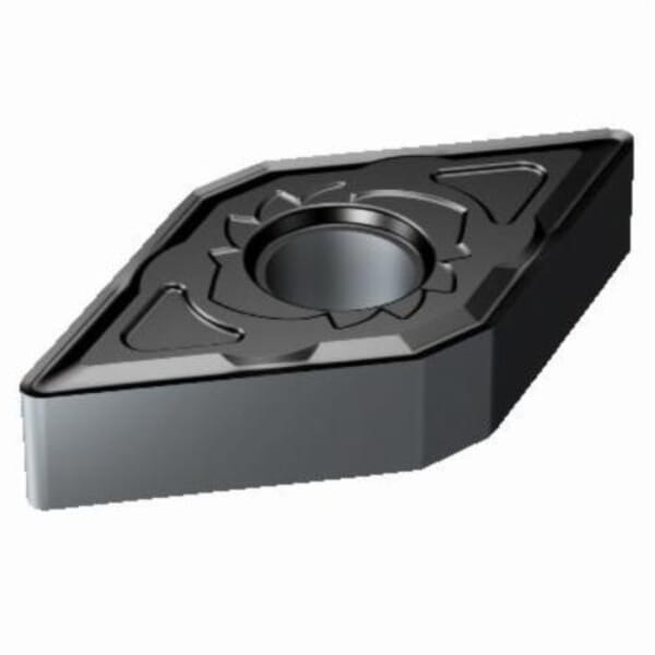 Sandvik Coromant 5915061 T-Max P Turning Insert, ANSI Code: DNMG 432-SM 1105, DNMG Insert, Material Grade: M, S, 432 Insert, Rhombic Shape, 15 Seat, Negative Rake, Neutral Cutting, For Use On Stainless Steel, Heat Resistant Super Alloys and Titanium