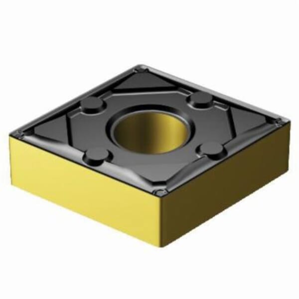 Sandvik Coromant 6612937 T-Max P Turning Insert, ANSI Code: CNMG 322-WF 4315, CNMG Insert, Material Grade: K, P, 322 Insert, Rhombic Shape, 09 Seat, Negative Rake, Neutral Cutting, For Use On Cast Iron and Steel, Carbide, Manufacturers Grade: 4315